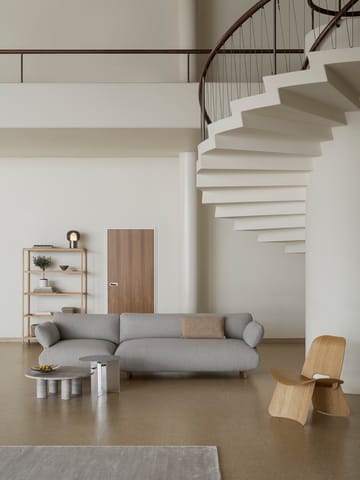 Mesa auxiliar ORU M, Ø50 cm - Acero inoxidable pulido - blomus