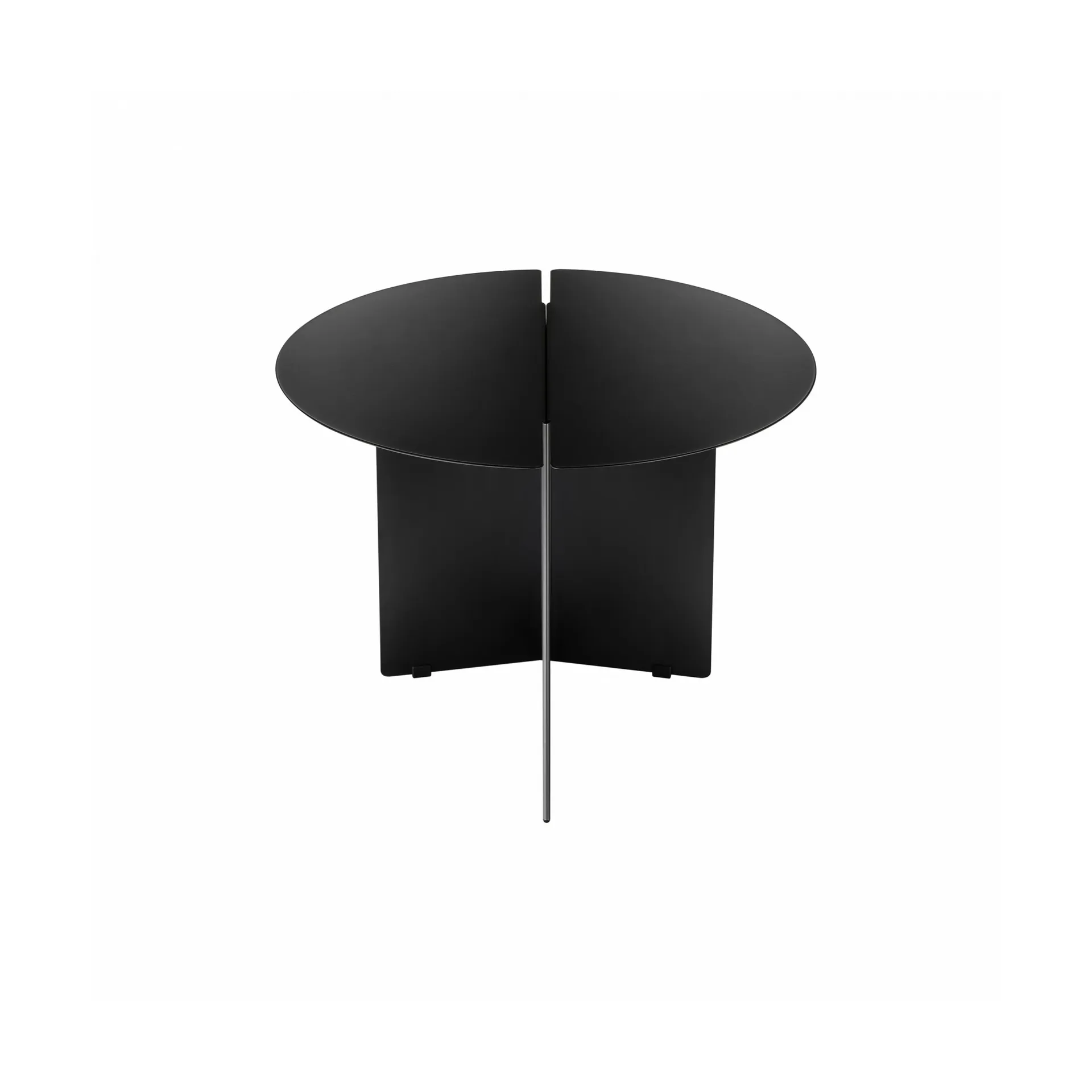 Mesa auxiliar ORU M, Ø50 cm, Negro blomus