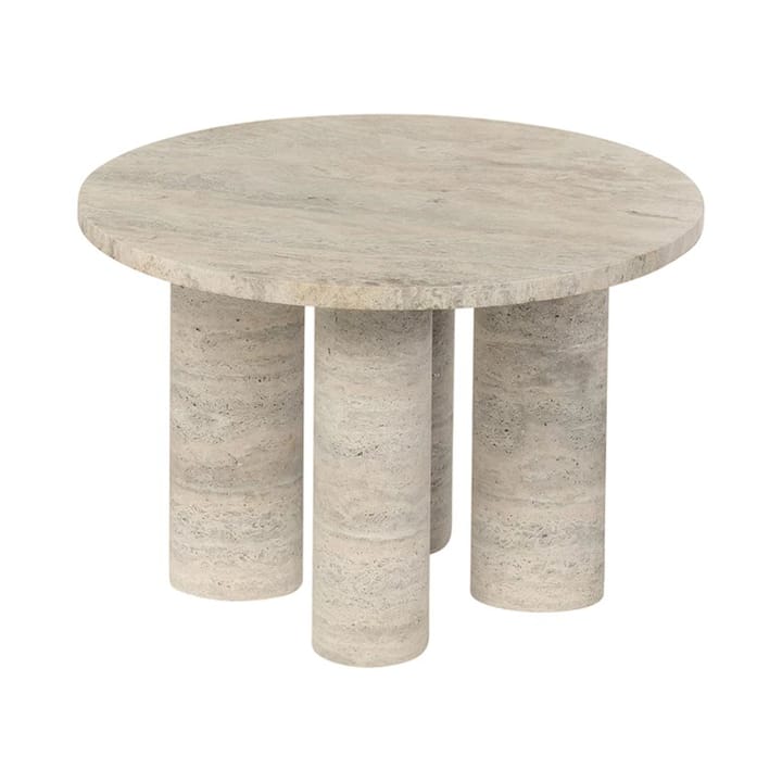 Mesa auxiliar Volos S, Ø52 cm - Travertino - Blomus