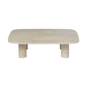 Mesa de centro Volos L, 100x70 cm - Travertino - blomus