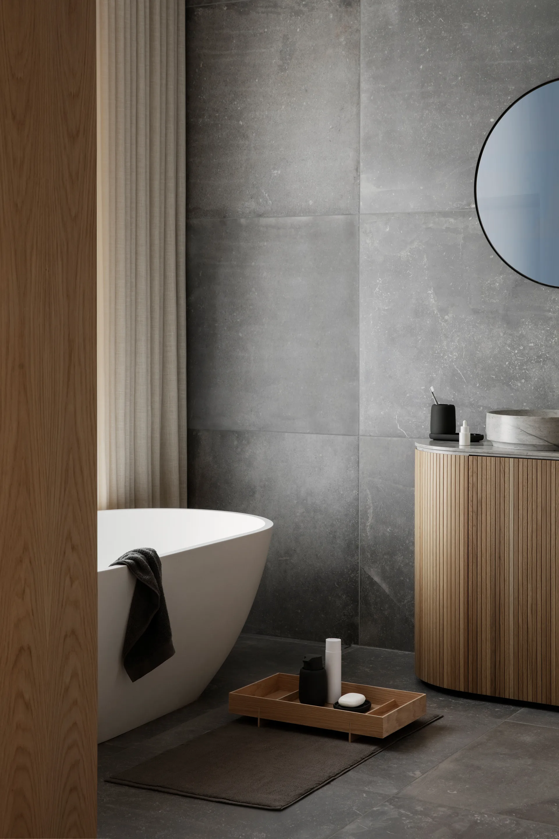 Plato de jabón Sono 10x13 cm, negro blomus