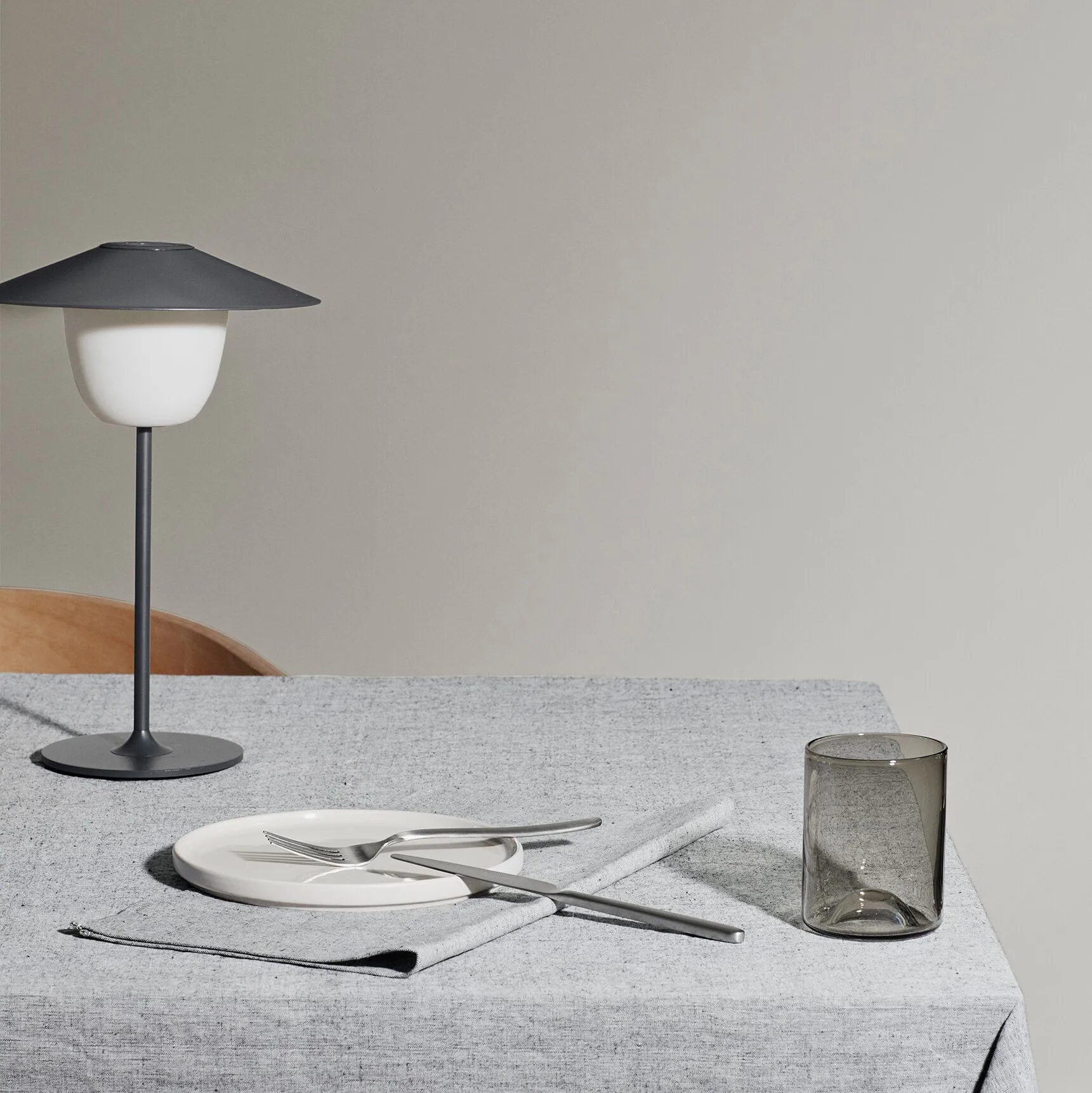 Plato de postre Pilar Ø20 cm, Moonbeam blomus