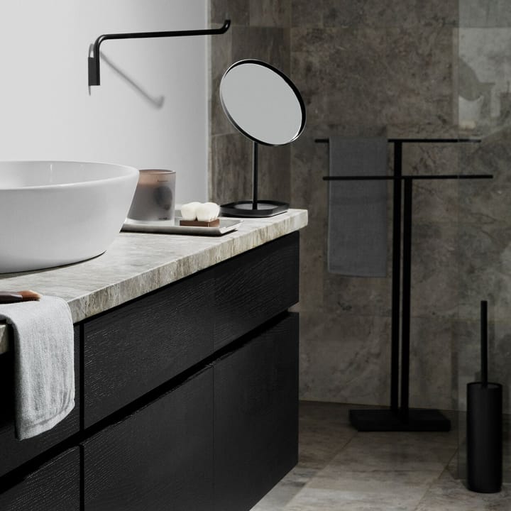 Portaescobillas de baño Modo, negro blomus