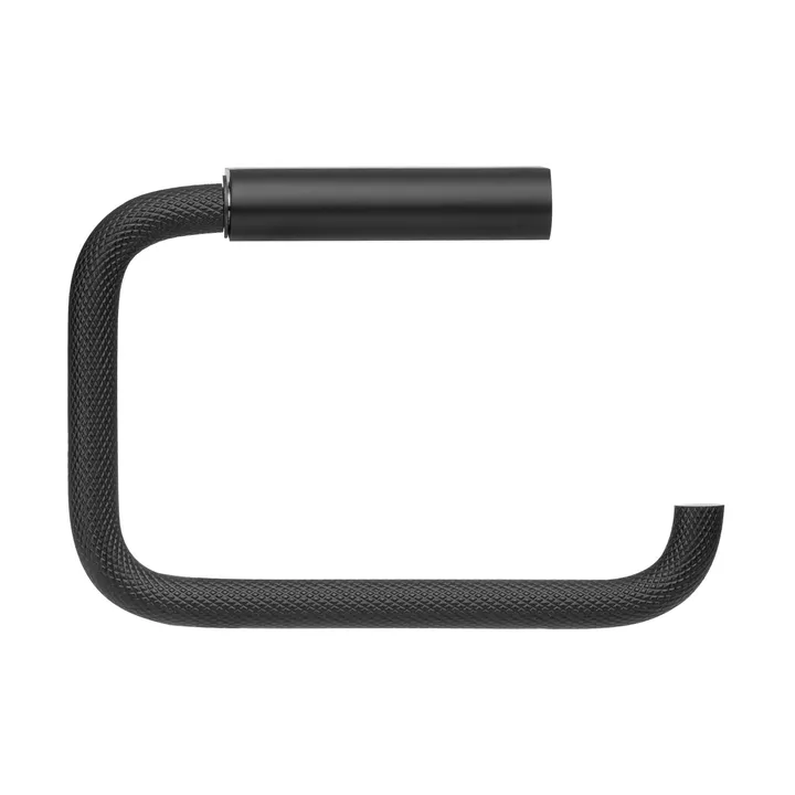 Portarrollos de papel higiénico Modo Rof - Negro, 9x13 cm - blomus
