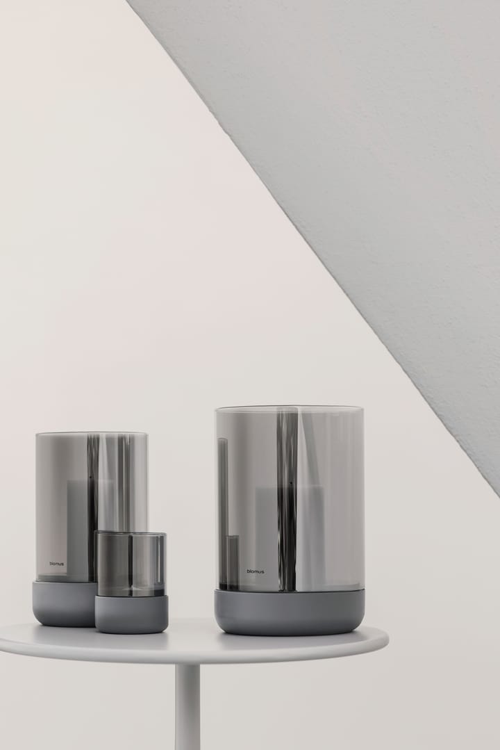 Portavelas Calma Ø12 cm, Gray-smoke Blomus