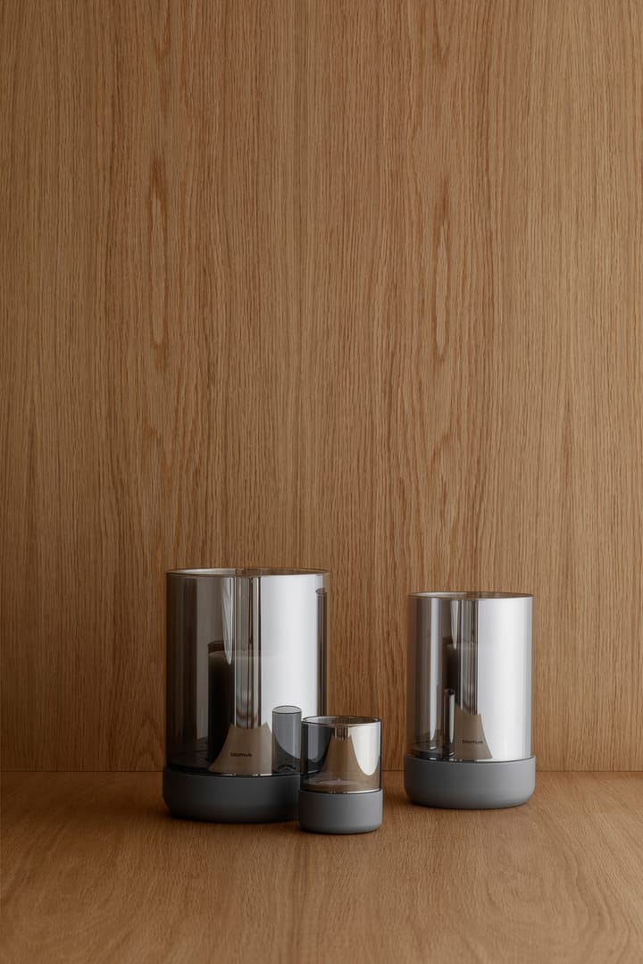 Portavelas Calma Ø12 cm, Gray-smoke Blomus