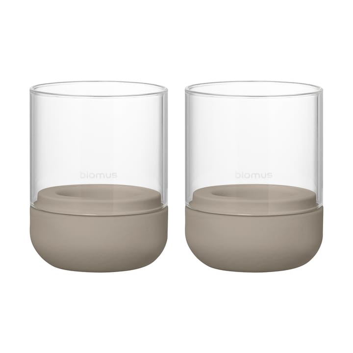 Portavelas Calma Ø7 cm, set de 2 - Fungi - Blomus