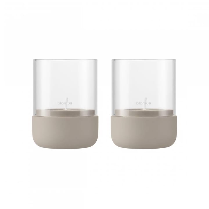 Portavelas Calma Ø7 cm, set de 2, Fungi Blomus