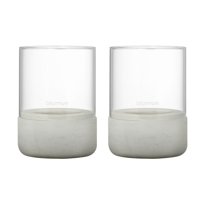Portavelas Calma Ø7 cm, set de 2 - Light grey - Blomus