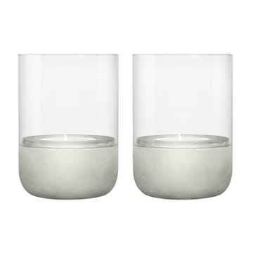 Portavelas Calma Ø7 cm, set de 2 - Light grey - Blomus
