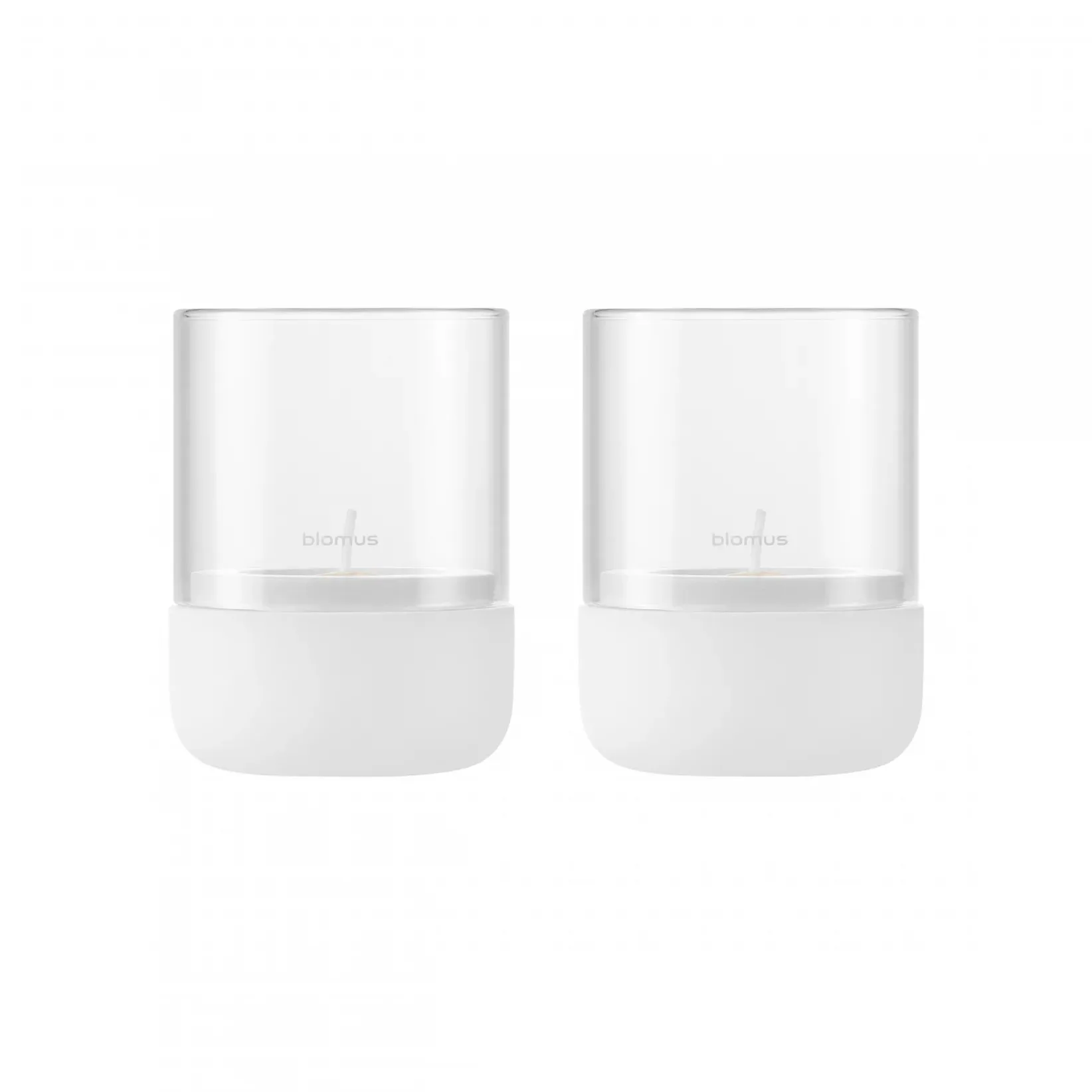 Portavelas Calma Ø7 cm, set de 2, Lily white blomus