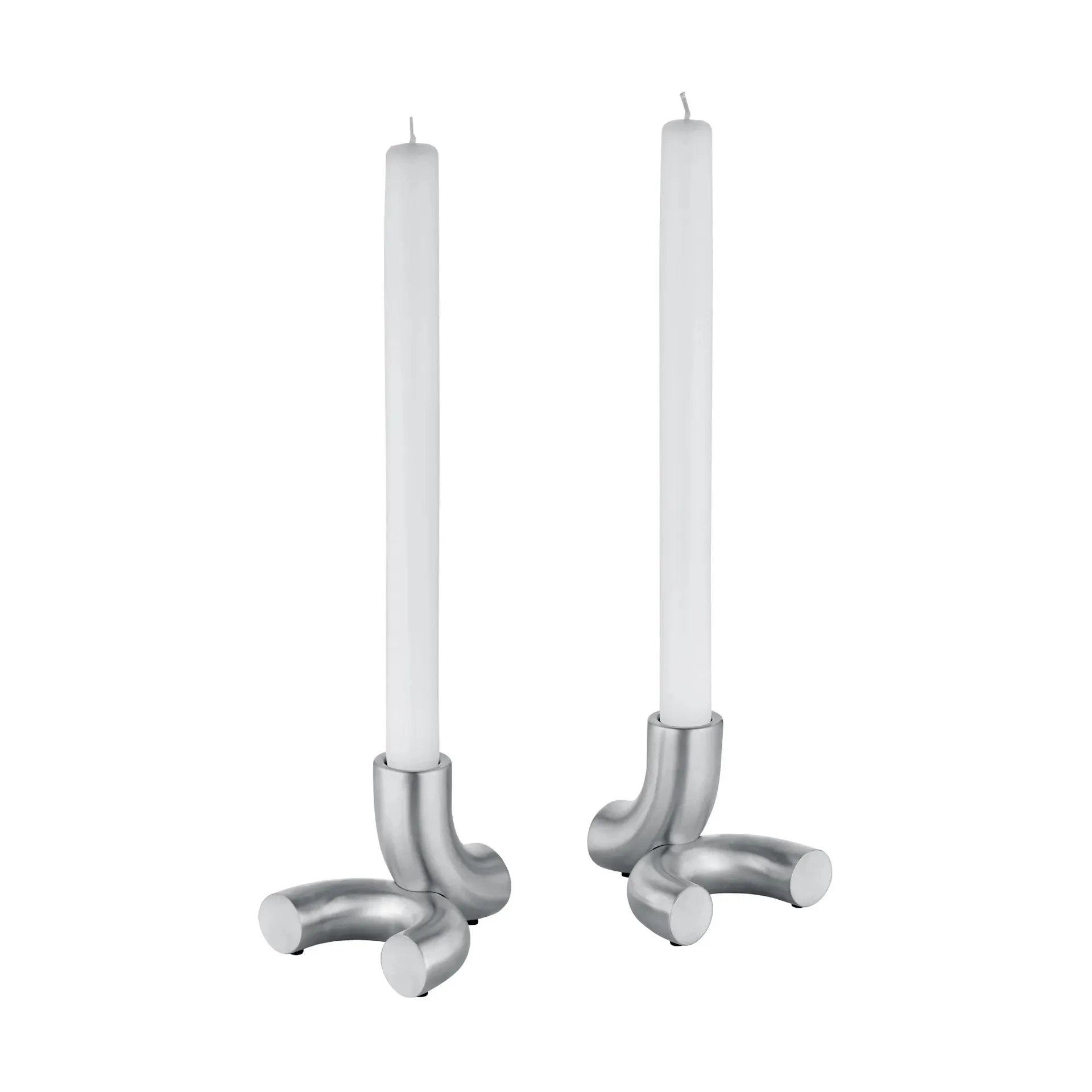 Portavelas Doodle, Acero inoxidable mate blomus
