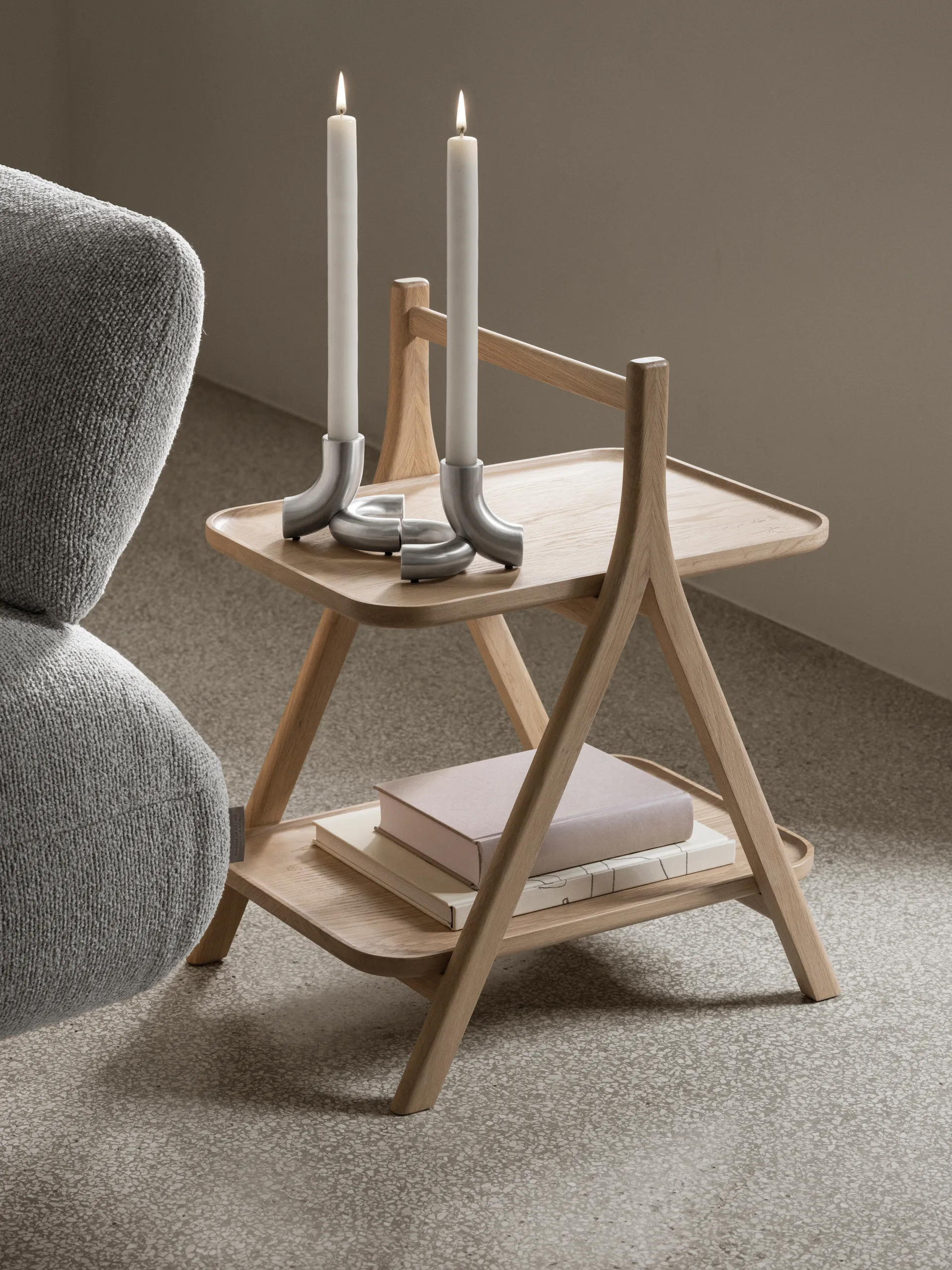 Portavelas Doodle, Acero inoxidable mate blomus
