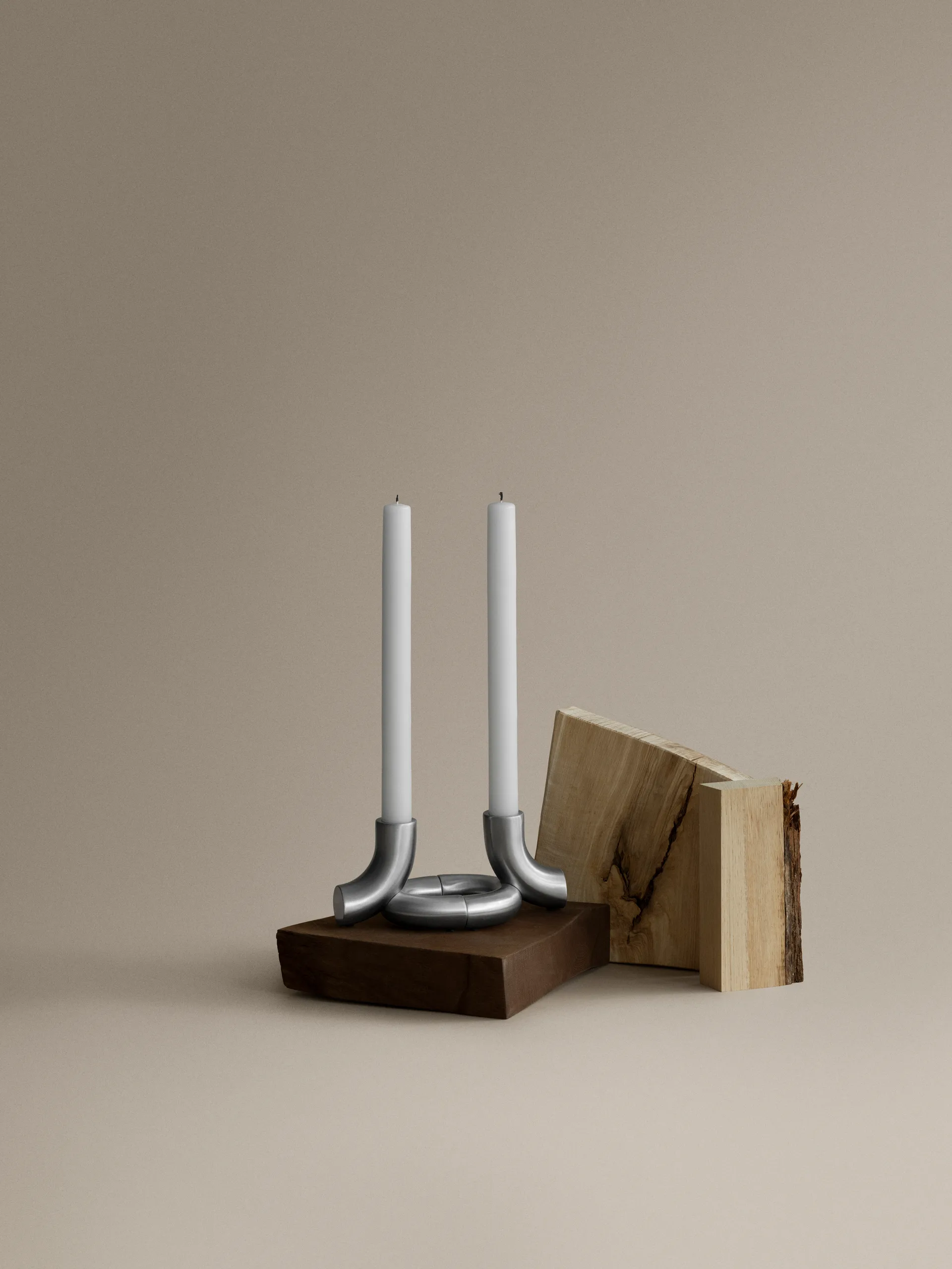Portavelas Doodle, Acero inoxidable mate blomus