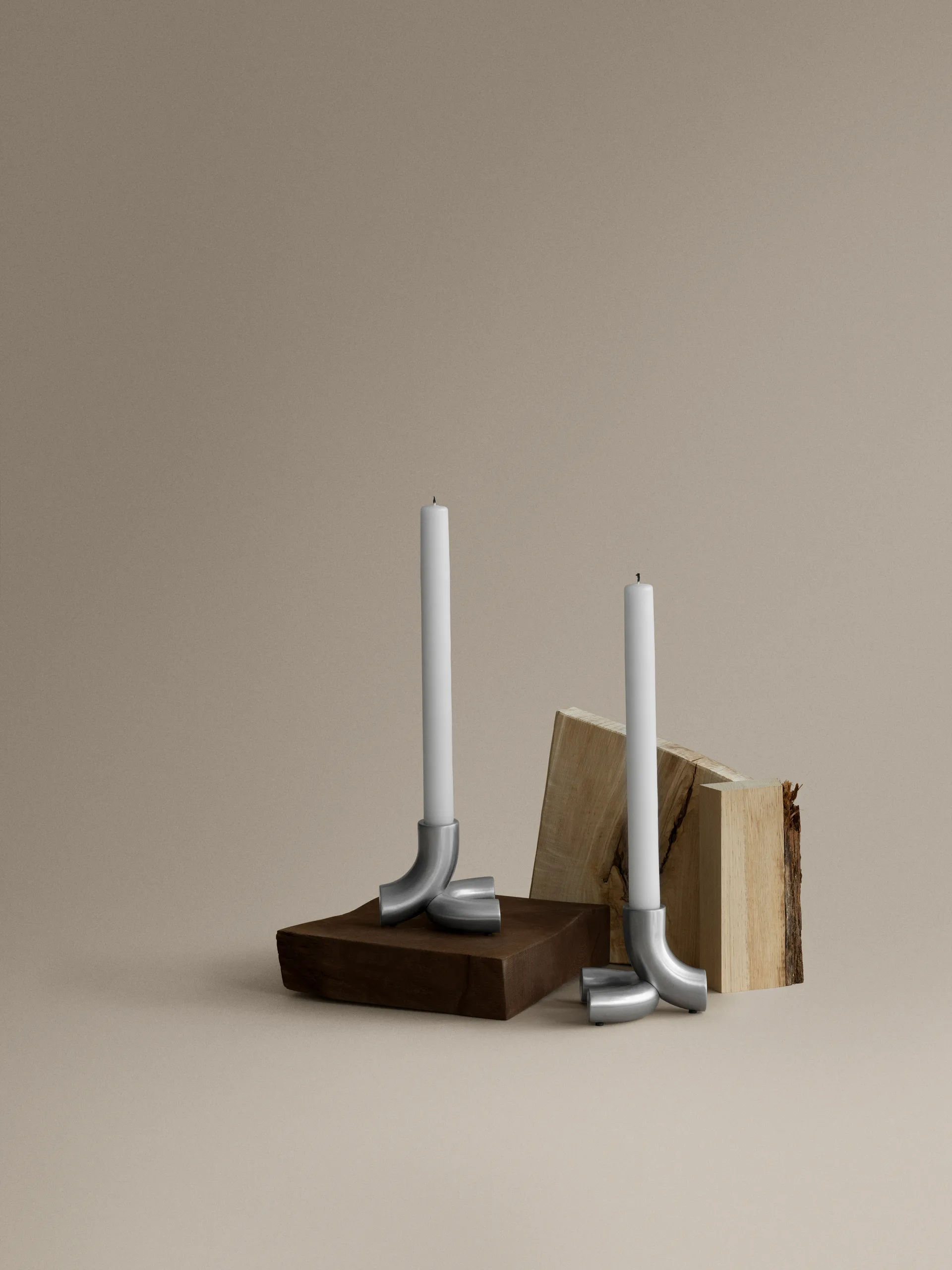 Portavelas Doodle, Acero inoxidable mate blomus