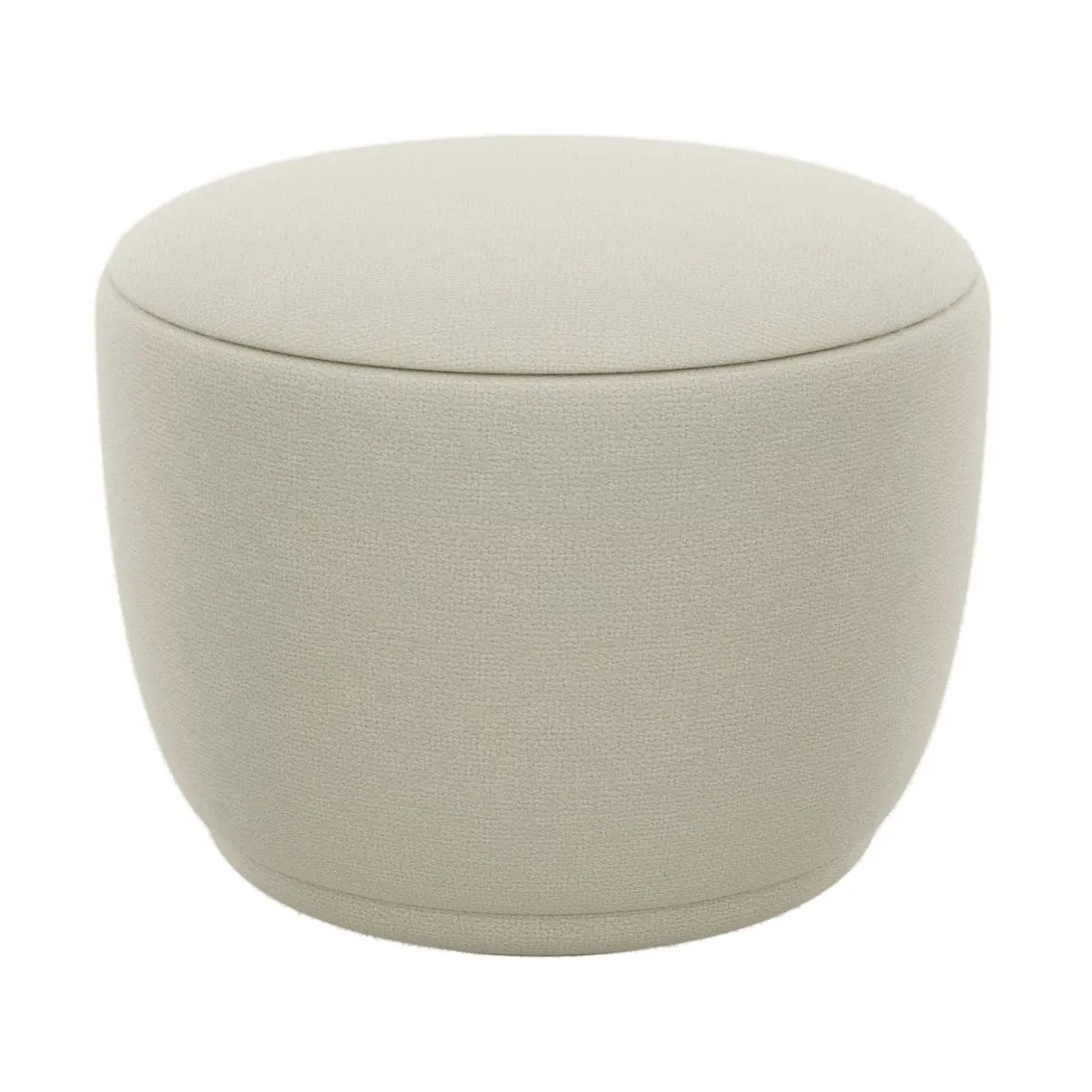 Puf Kuon Ø48x45 cm, Boucla beige blomus