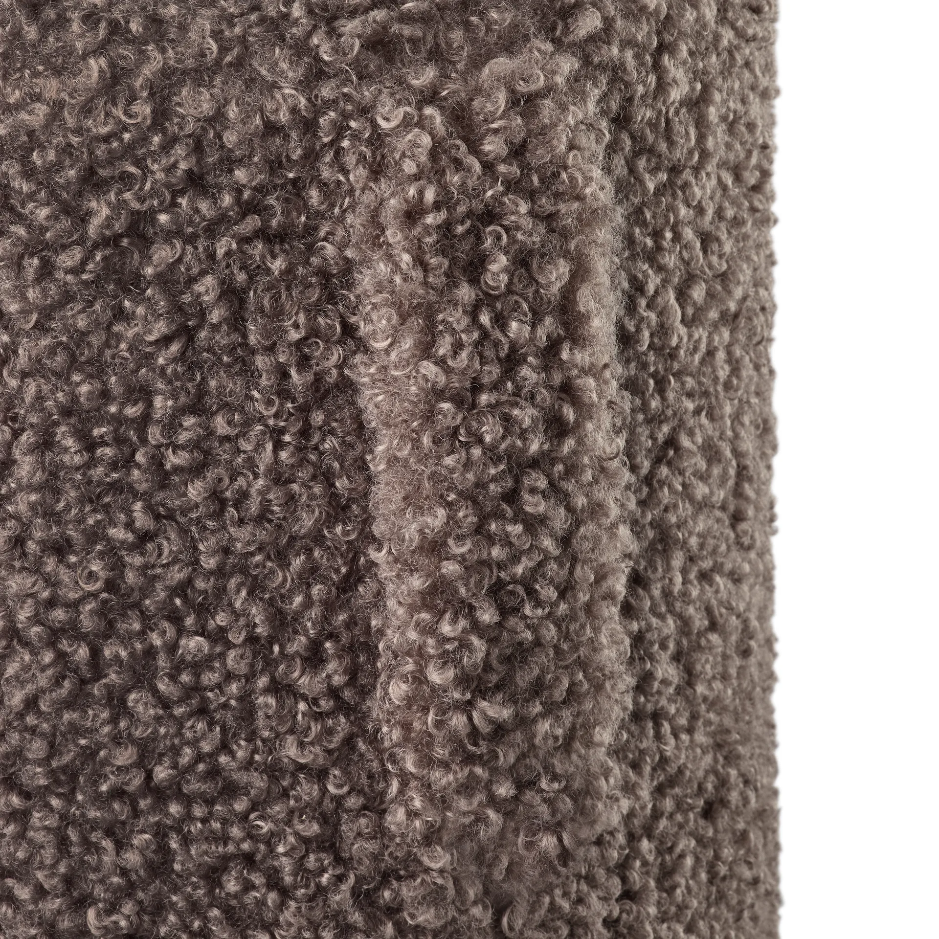 Puff de asiento Teddy, Espresso, Ø35 × 40 cm blomus