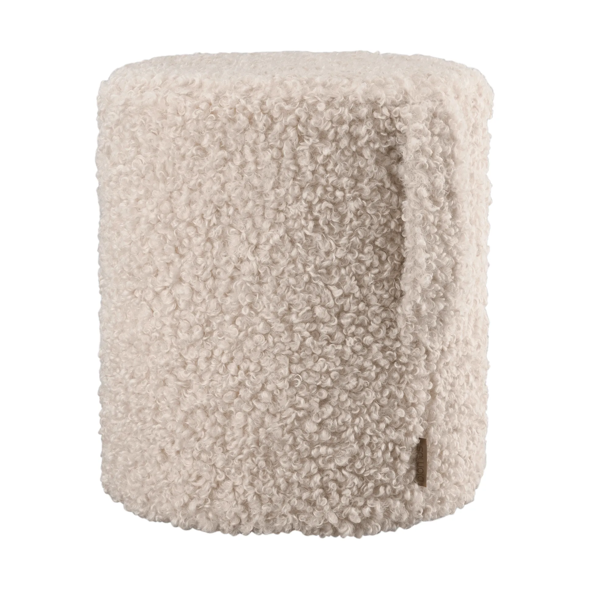 Puff de asiento Teddy, Moonbeam, Ø35 × 40 cm blomus