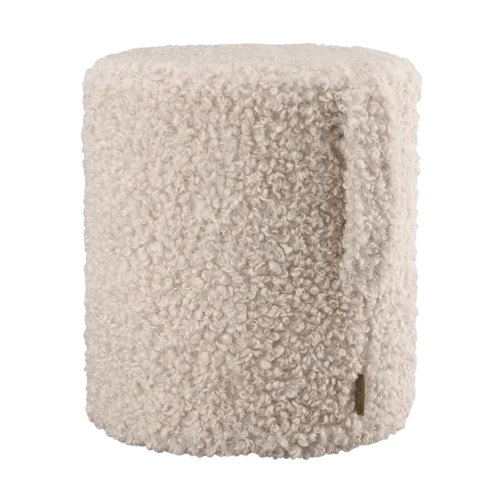 Puff de asiento Teddy - Moonbeam, Ø35 × 40 cm - Blomus