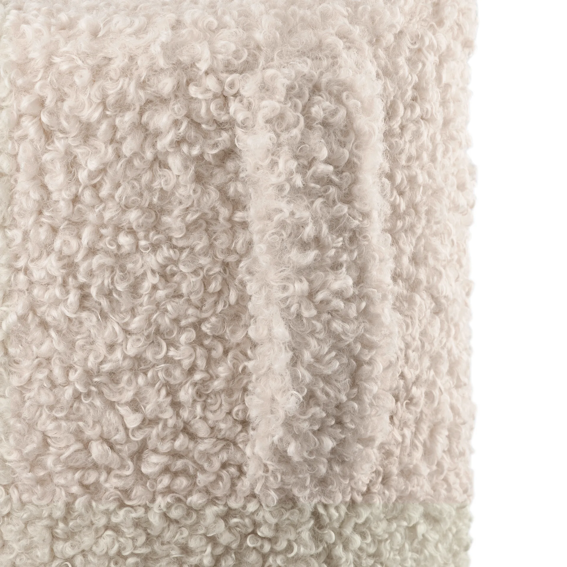 Puff de asiento Teddy, Moonbeam, Ø35 × 40 cm blomus