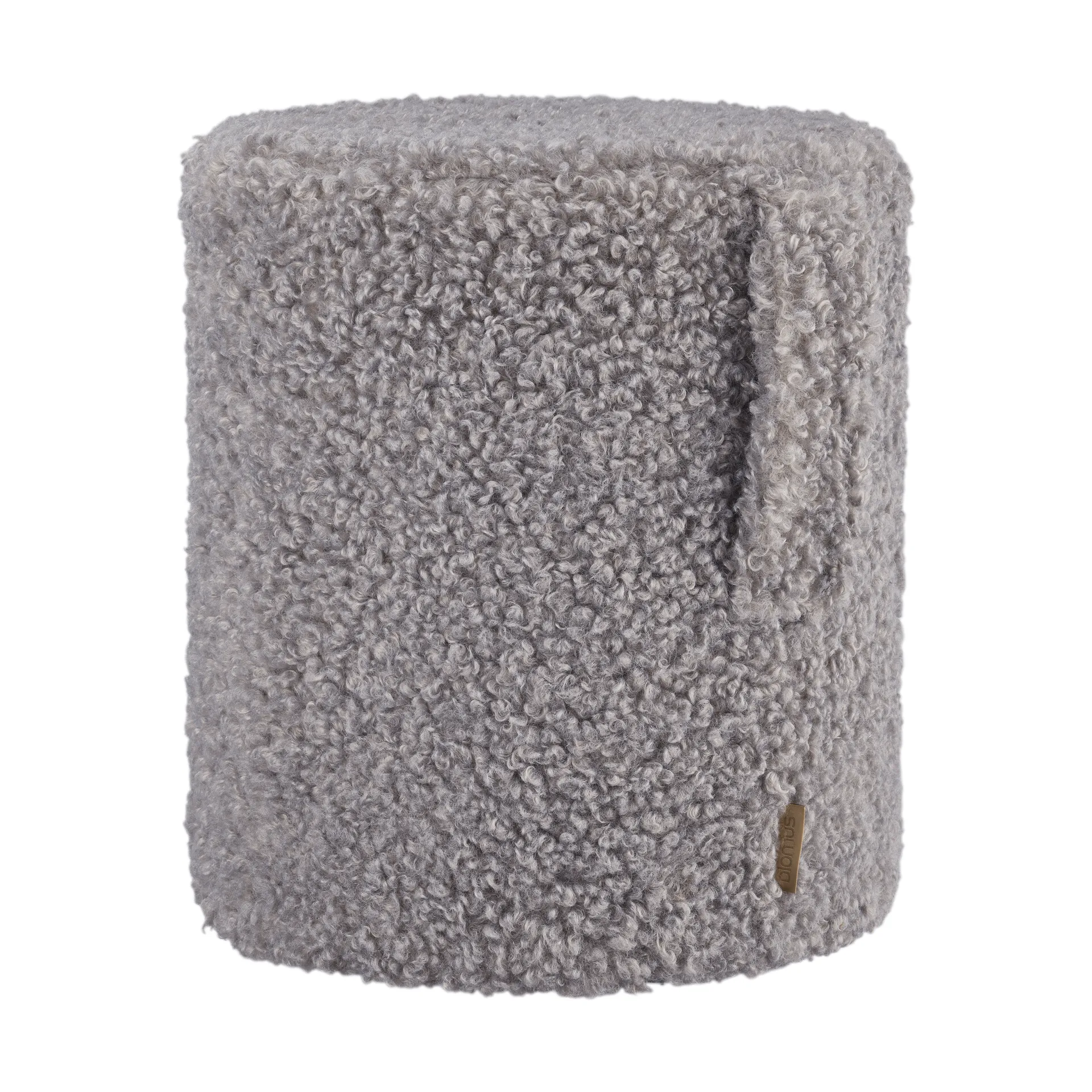 Puff de asiento Teddy, Sharkskin, Ø35 × 40 cm blomus