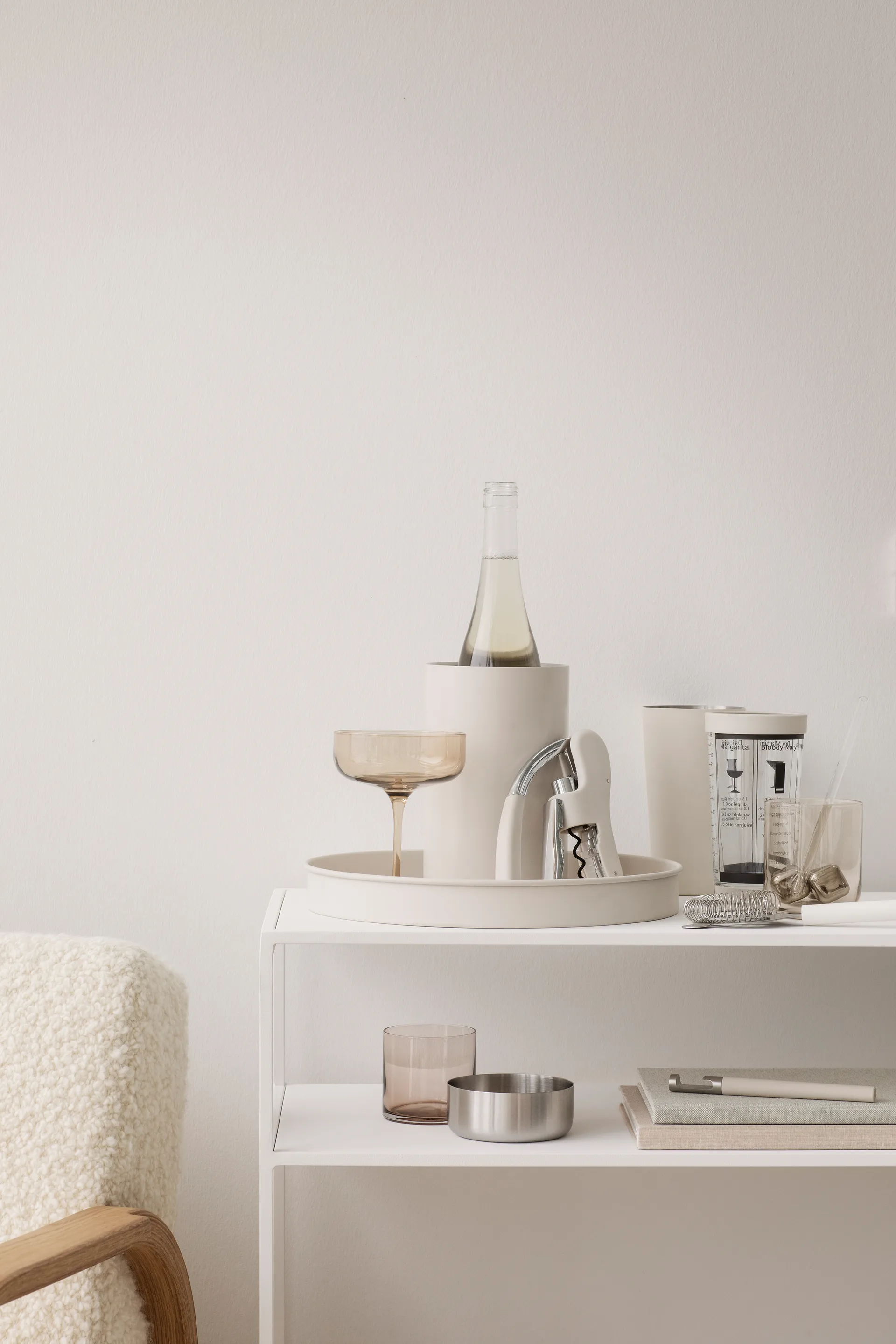 Sacacorchos con cortador de cápsulas Leverman Pro, Moonbeam blomus