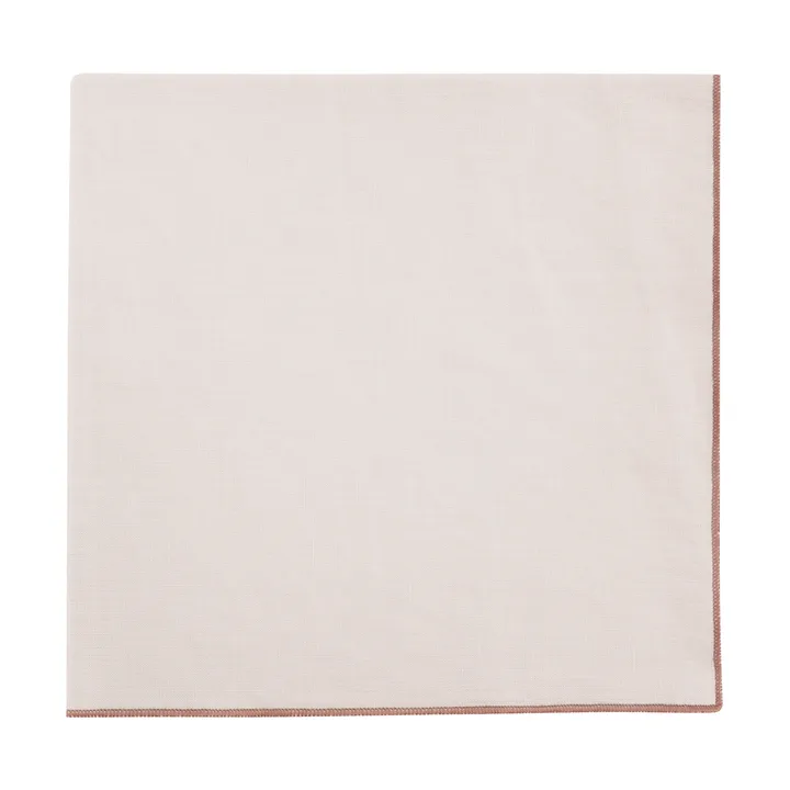 Servilleta de lino Lineo 42x42 cm - Moonbeam-mocha mousse - Blomus