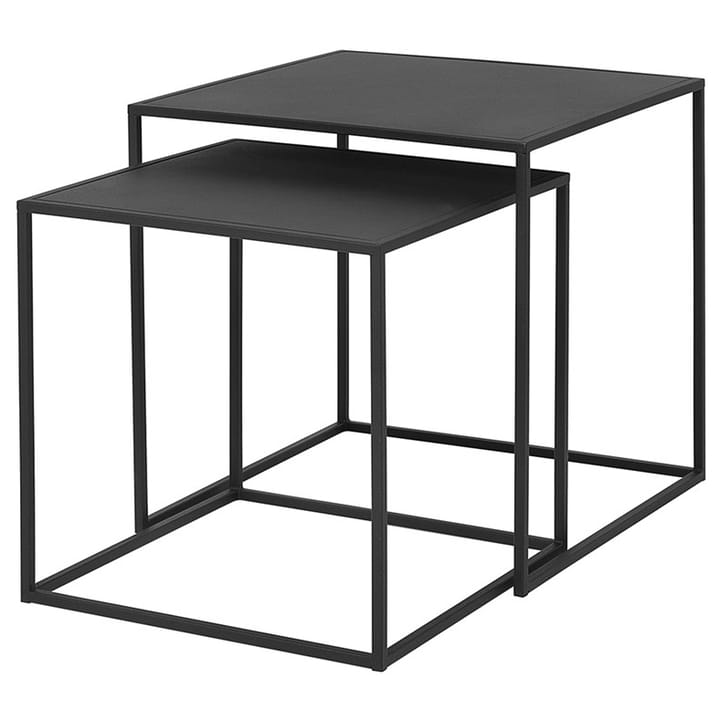 Set de 2 mesas auxiliares Fera - negro - blomus