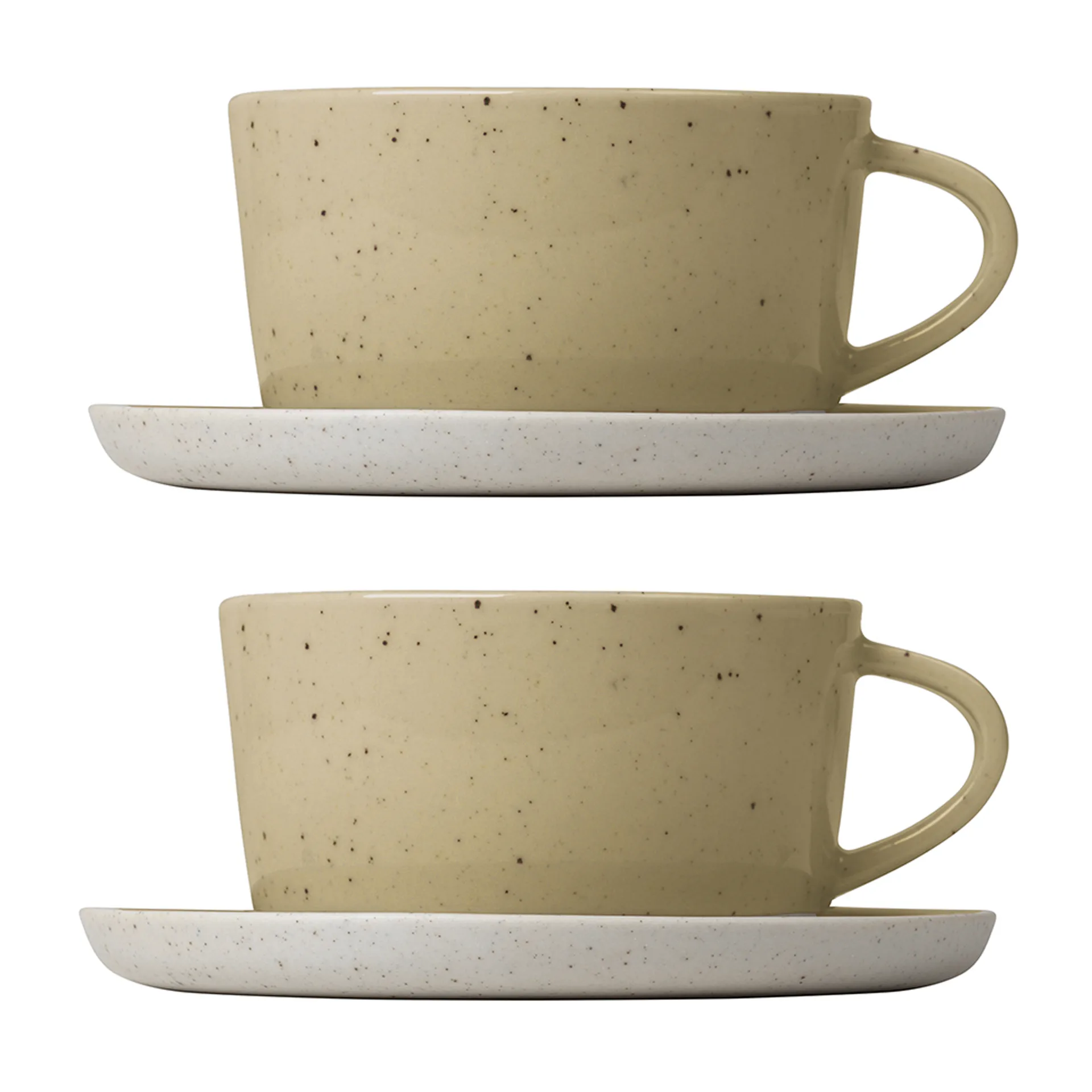 Set de 2 taza de té y platillo Sablo 25 cl, Savannah blomus