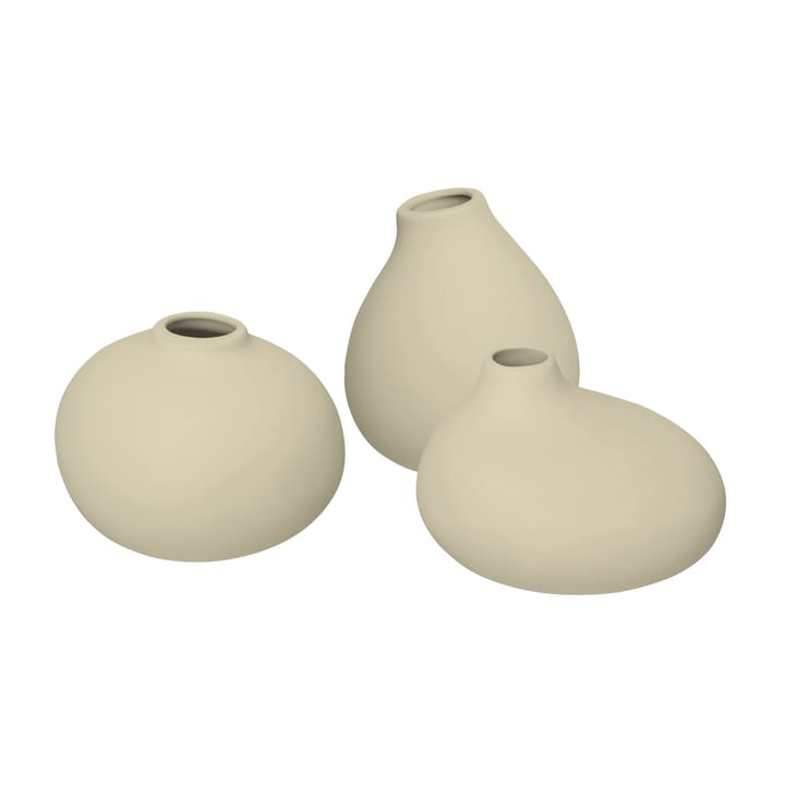 Set de 3 jarrones Nona - Vanilla - Blomus