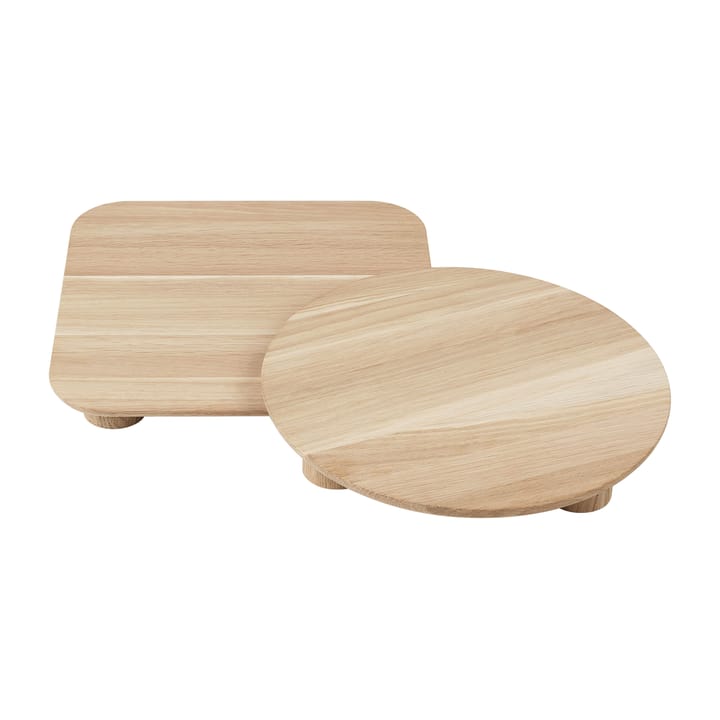 Set de bandejas de servir Palua, roble blomus