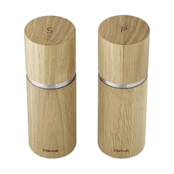 Set de molinillos de sal y pimienta Pepe 15 cm - Roble - blomus