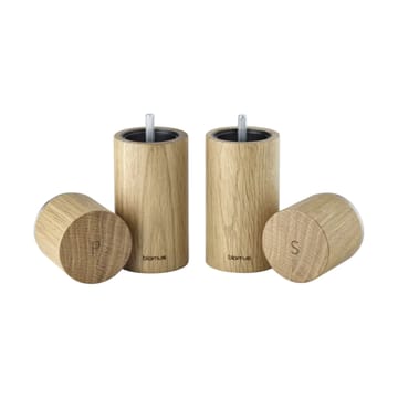 Set de molinillos de sal y pimienta Pepe 15 cm - Roble - blomus