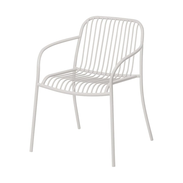 Silla con reposabrazos YUA WIRE armchair - Silk grey - Blomus