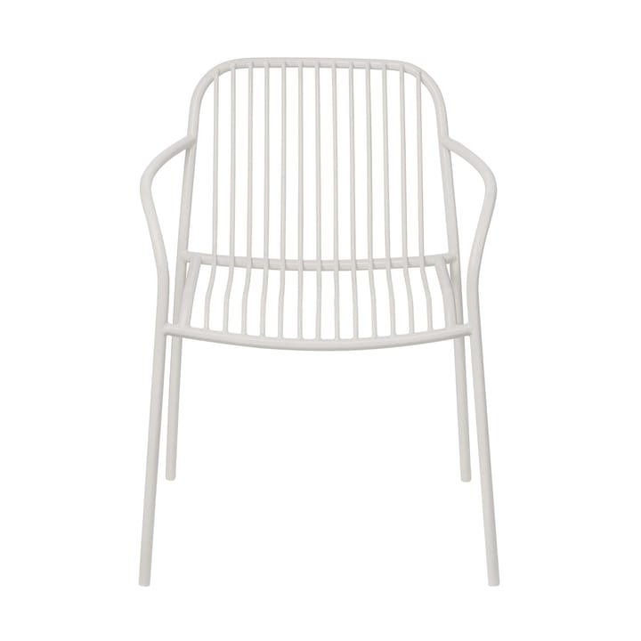 Silla con reposabrazos YUA WIRE armchair - Silk grey - blomus