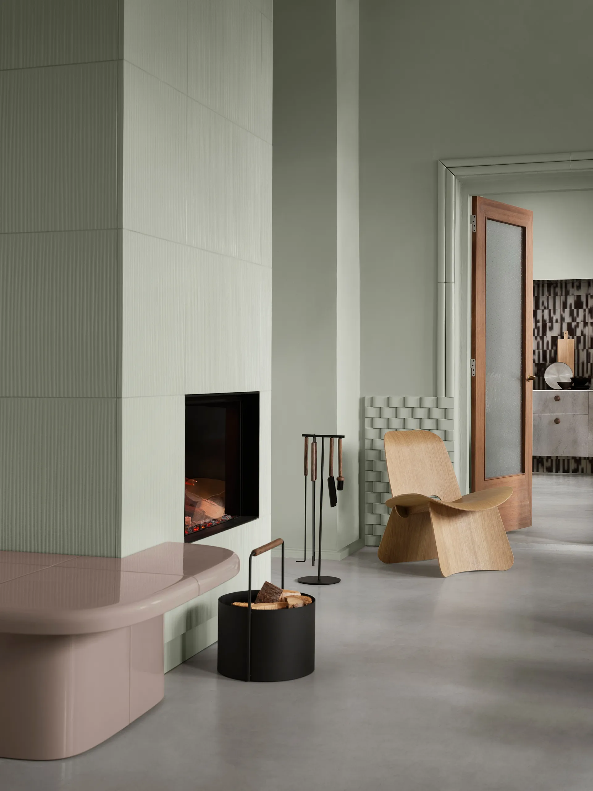 Silla Nagomi, Contrachapado aceitado blomus