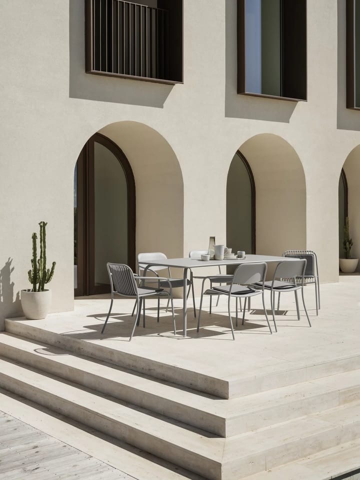 Silla YUA Chair, Silk grey blomus