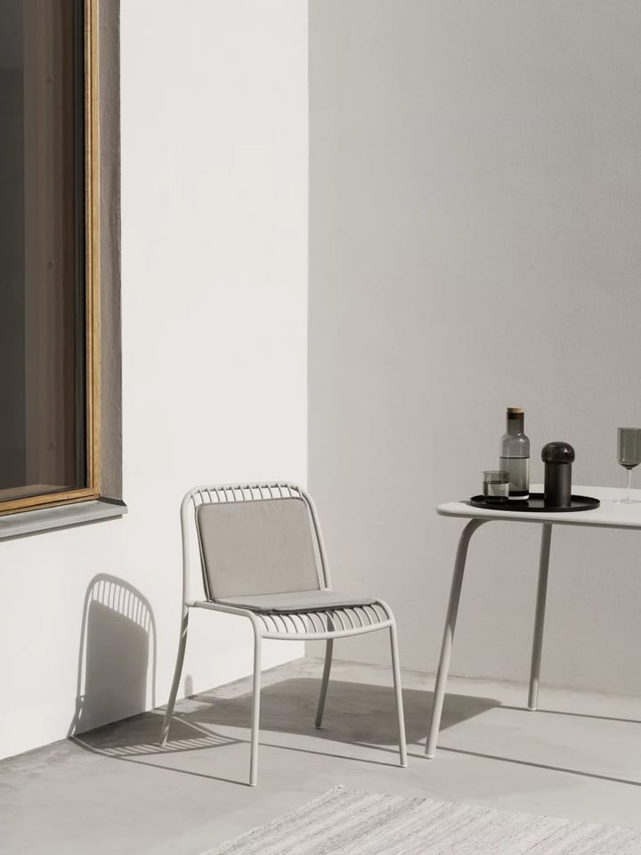 Silla YUA WIRE chair, Silk grey blomus