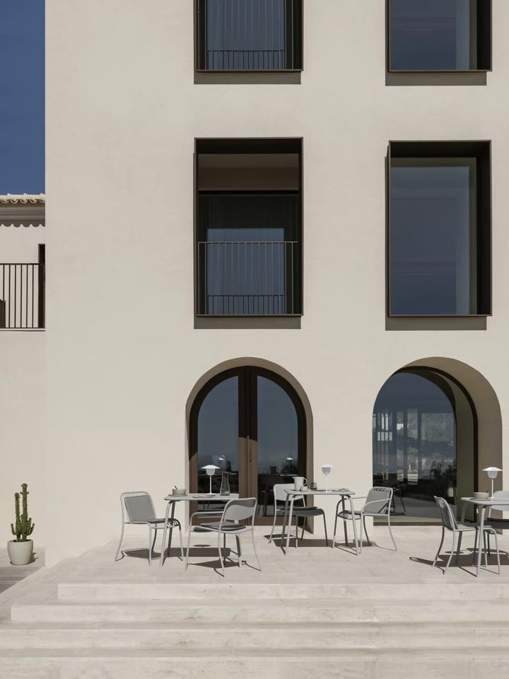 Silla YUA WIRE chair, Silk grey blomus