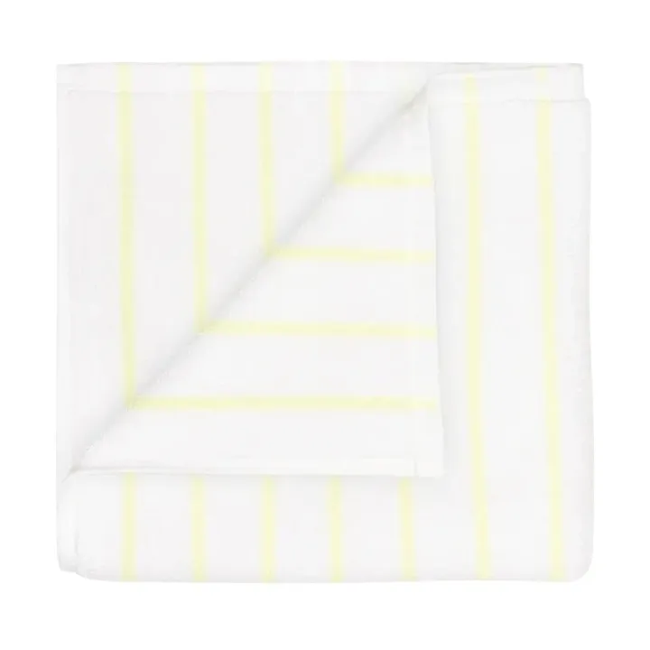 Toalla Arto - 2-pack, Transparent yellow-white, 30x50 cm - blomus