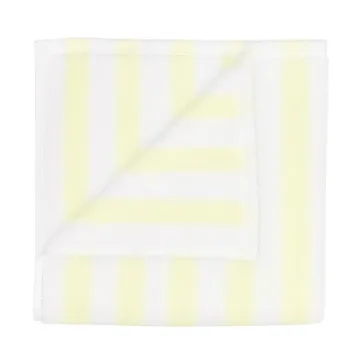 Toalla Arto - 2-pack, White-transparent yellow, 30x50 cm - blomus