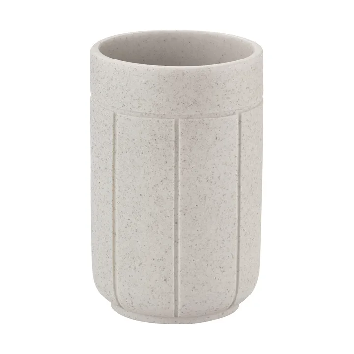 Vaso para cepillos de dientes Kua - Moonbeam, Ø7 × 11 cm - Blomus