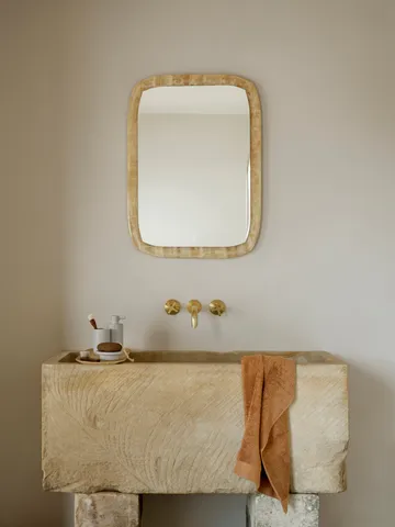 Vaso para cepillos de dientes Kua - Moonbeam, Ø7 × 11 cm - blomus