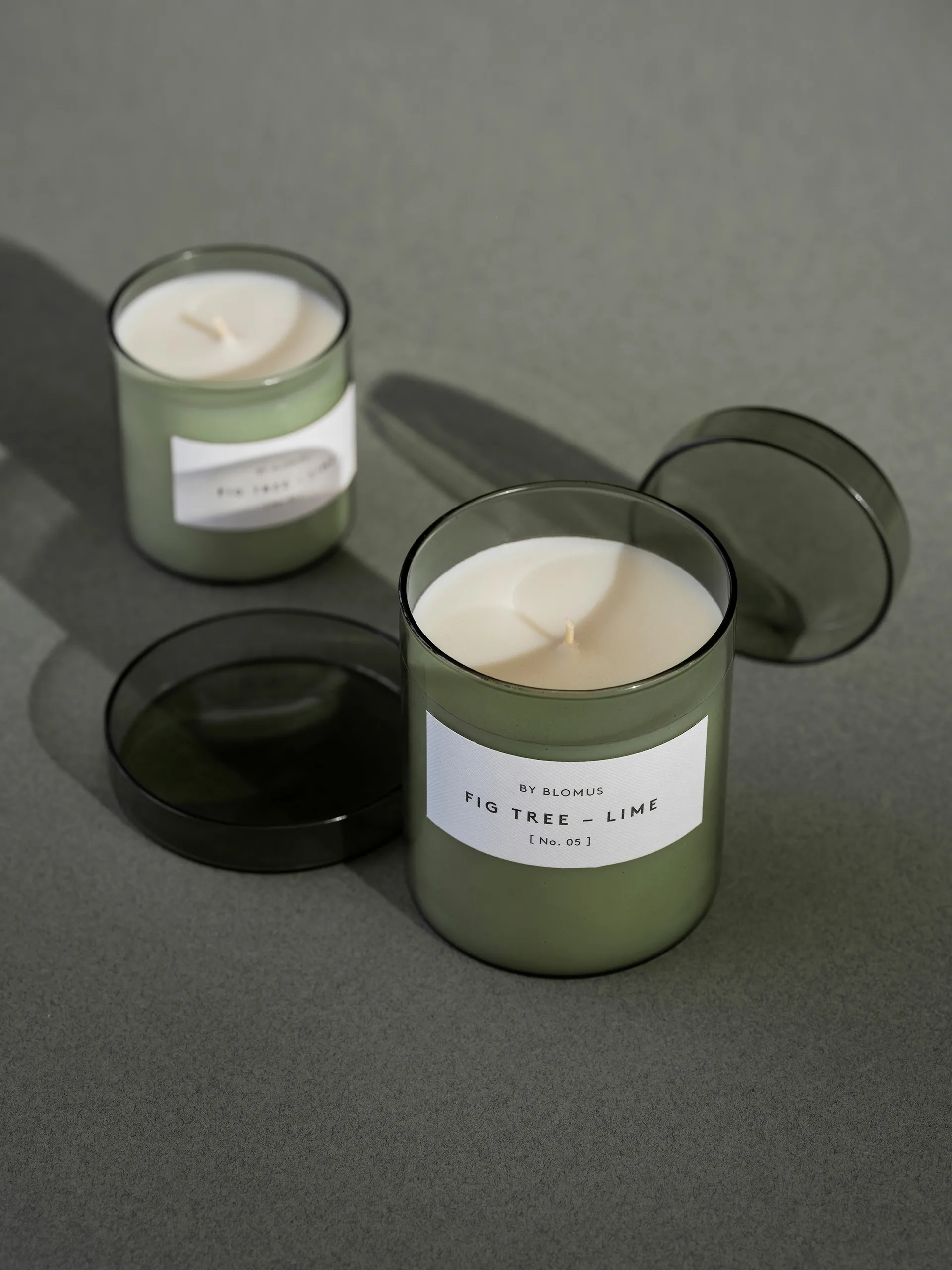 Vela aromática Valoa 30 horas, Fikon/Lime Agave Green blomus