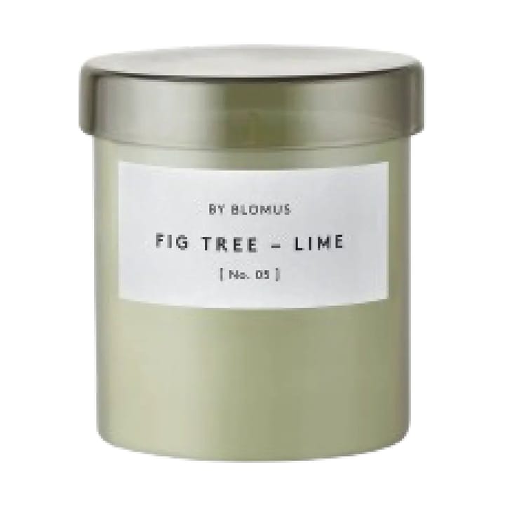 Vela aromática Valoa 45 horas - Fikon/Lime Agave Green - Blomus