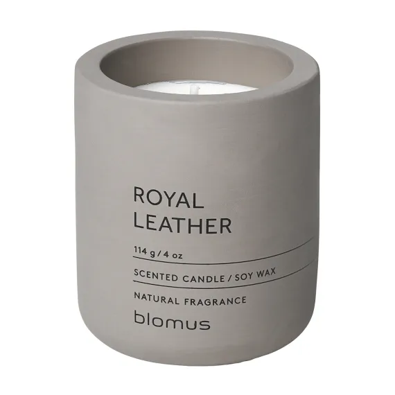 Vela perfumada Fraga 24 horas, Royal Leather-Satellite blomus