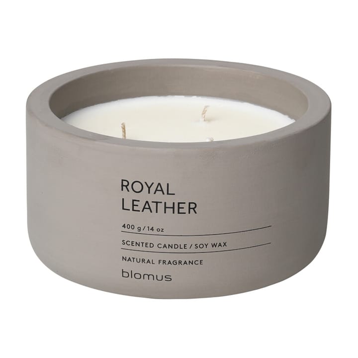 Vela perfumada Fraga 25 horas - Royal Leather-Satellite - Blomus