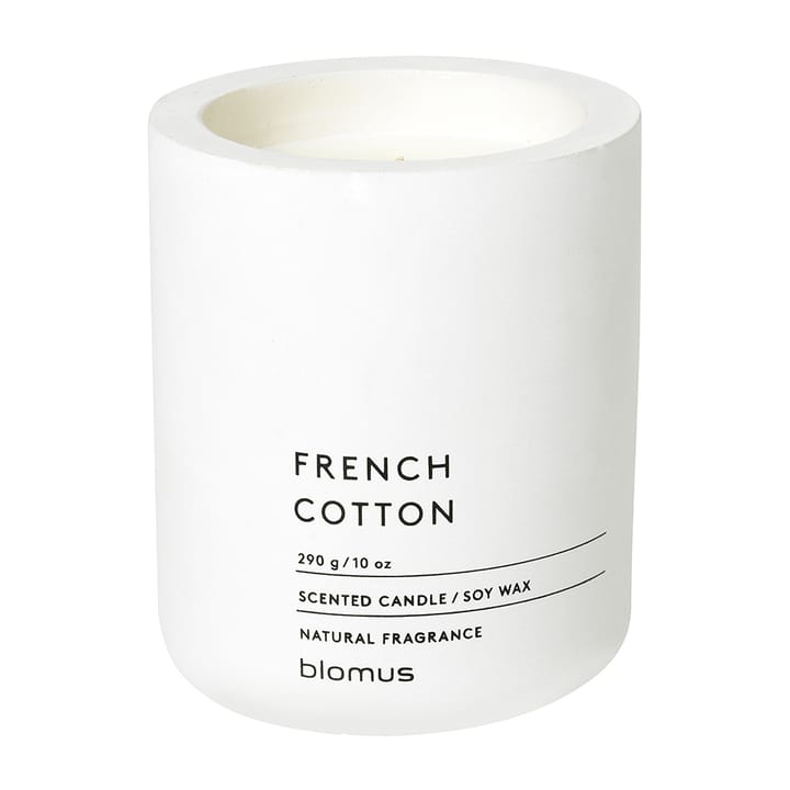 Vela perfumada Fraga 55 horas - French Cotton-Lily White - Blomus