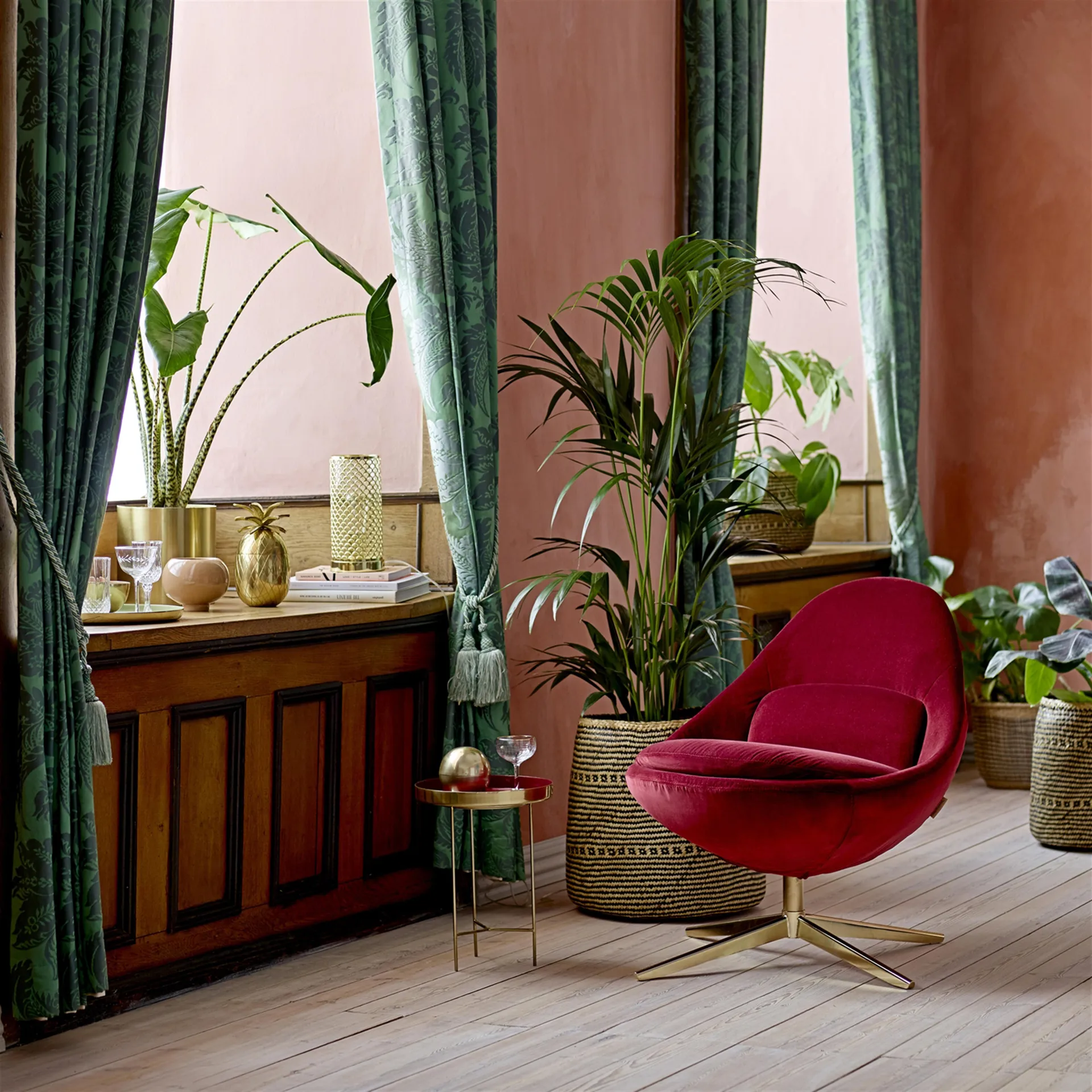 2 Cestas de algas Bloomingville, natural-gris Bloomingville