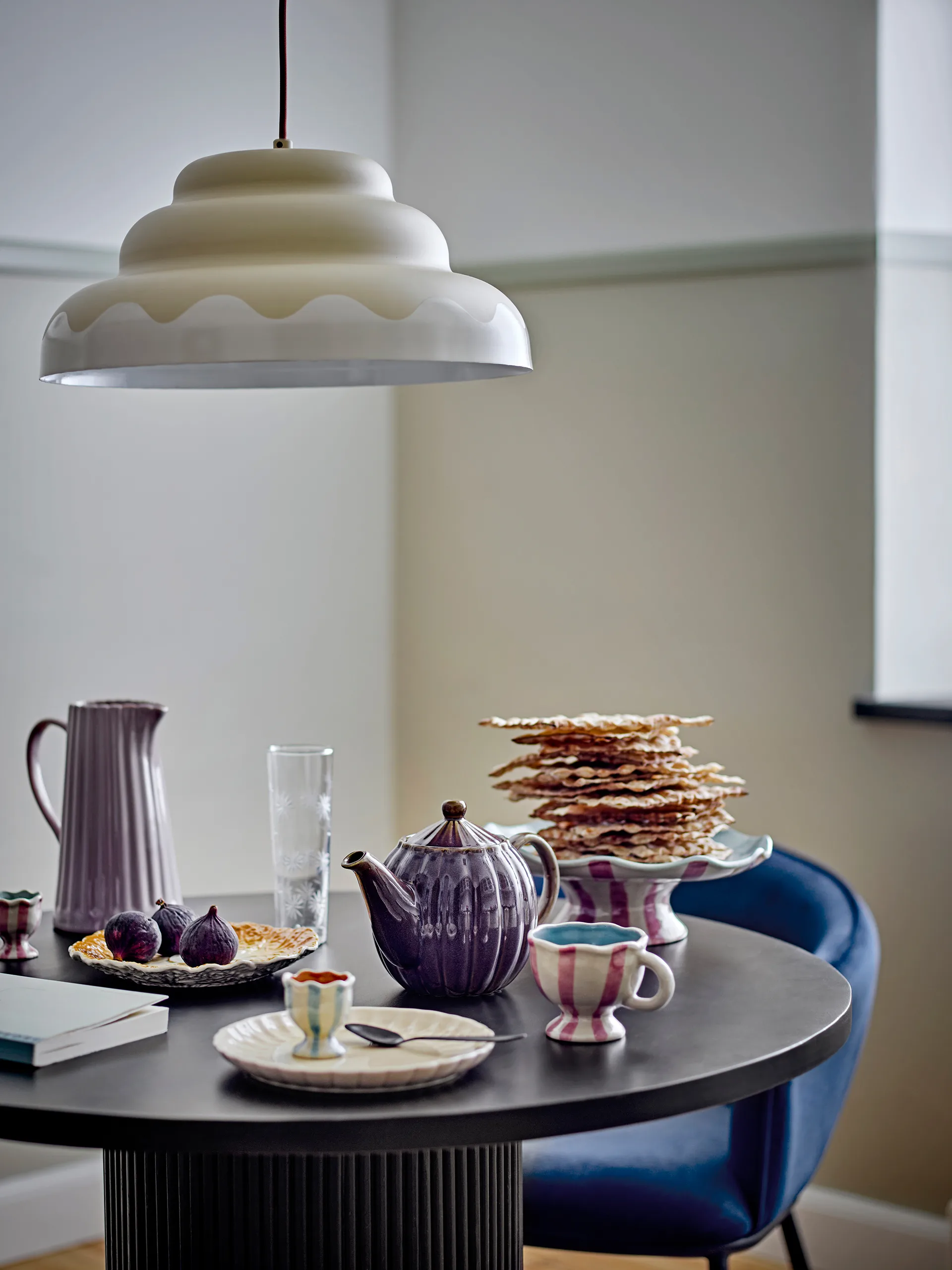 2 hueveras Willa, Rose-blue Bloomingville